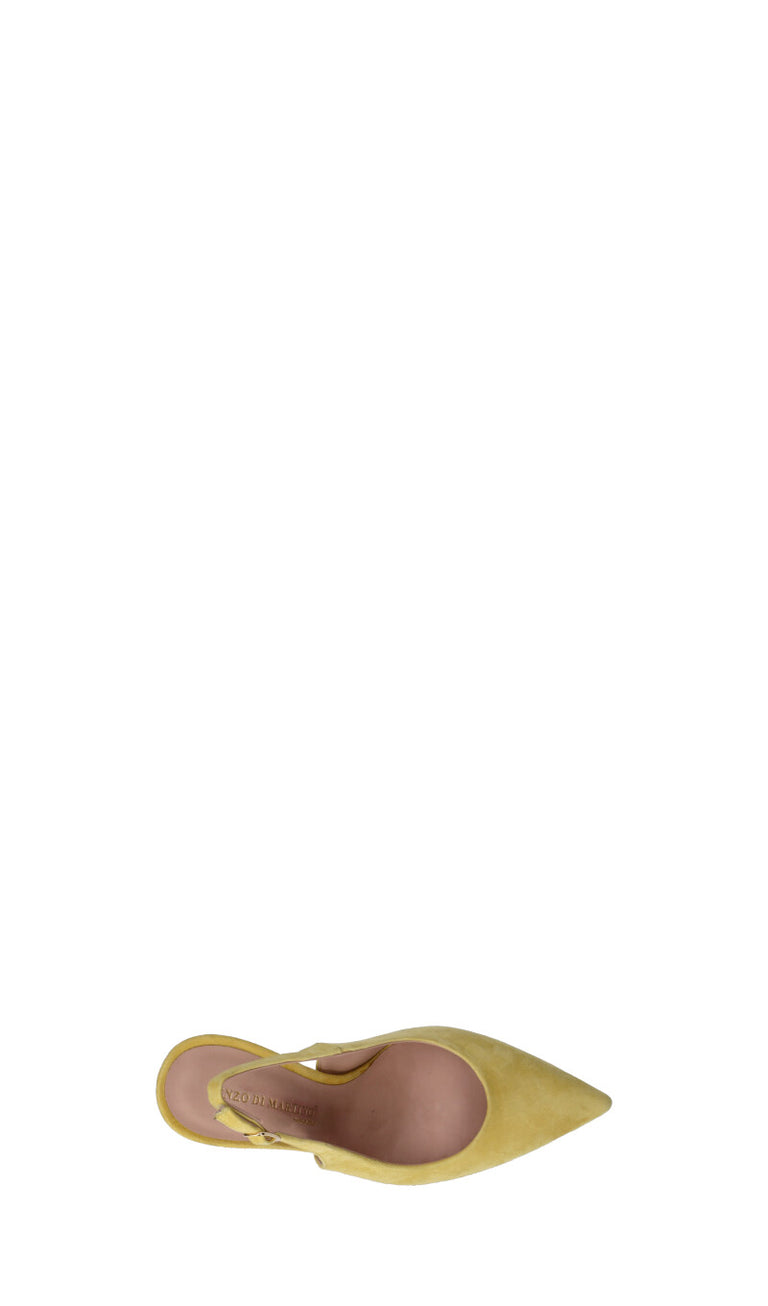 ENZO DI MARTINO Slingback donna gialla in suede