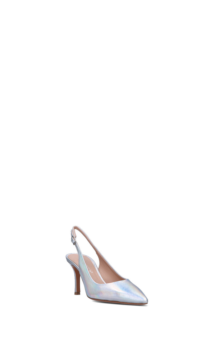 ENZO DI MARTINO Slingback donna argento in pelle