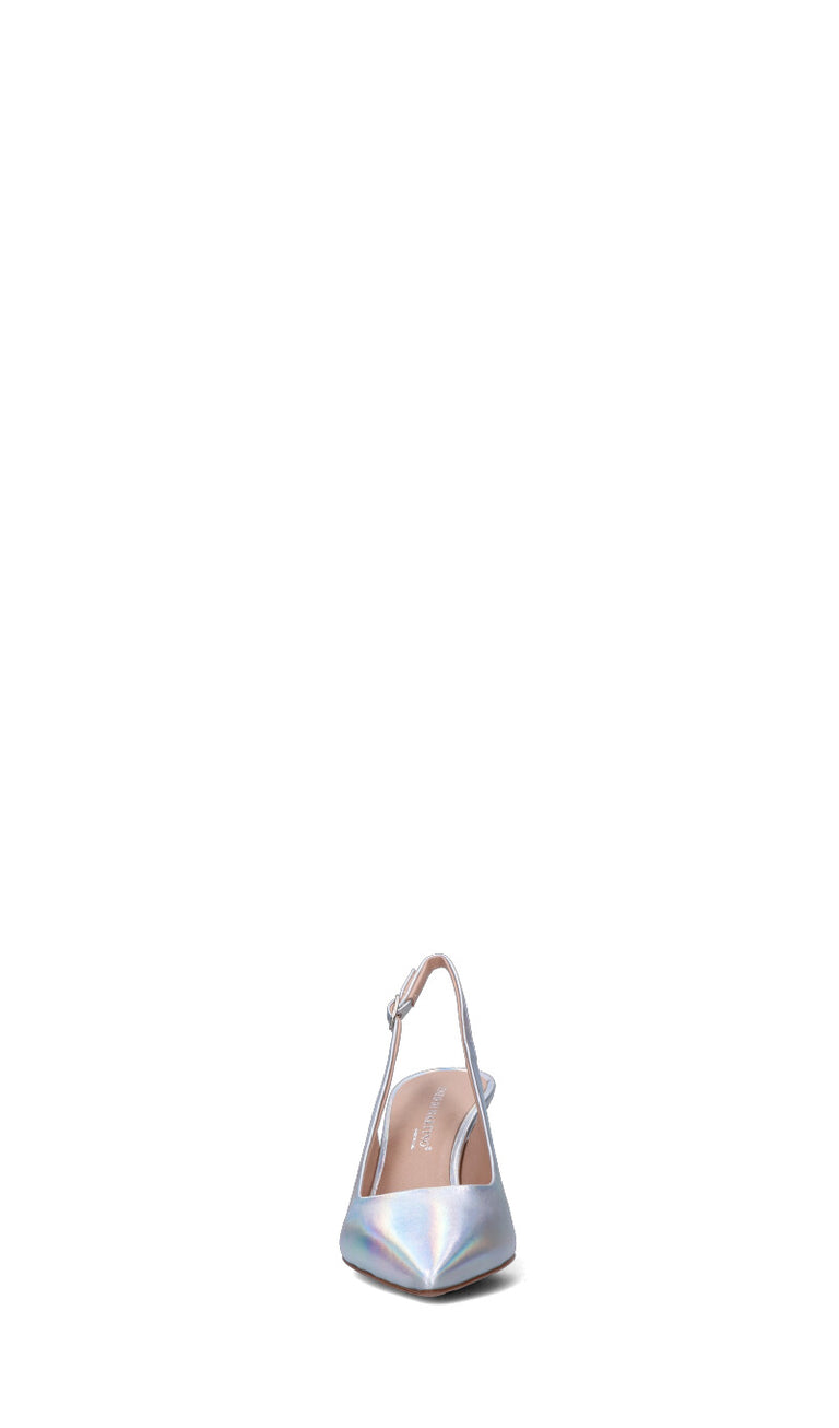 ENZO DI MARTINO Slingback donna argento in pelle