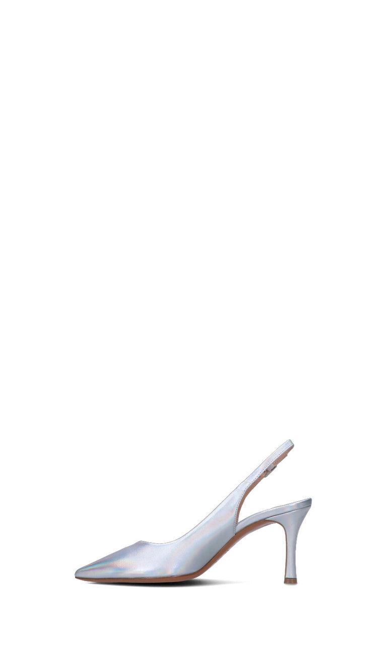 ENZO DI MARTINO Slingback donna argento in pelle