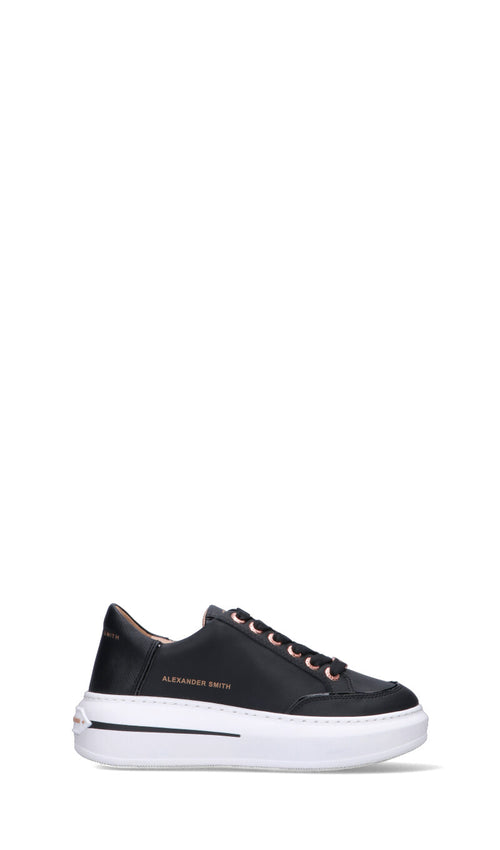 ALEXANDER SMITH Sneaker donna nera in pelle