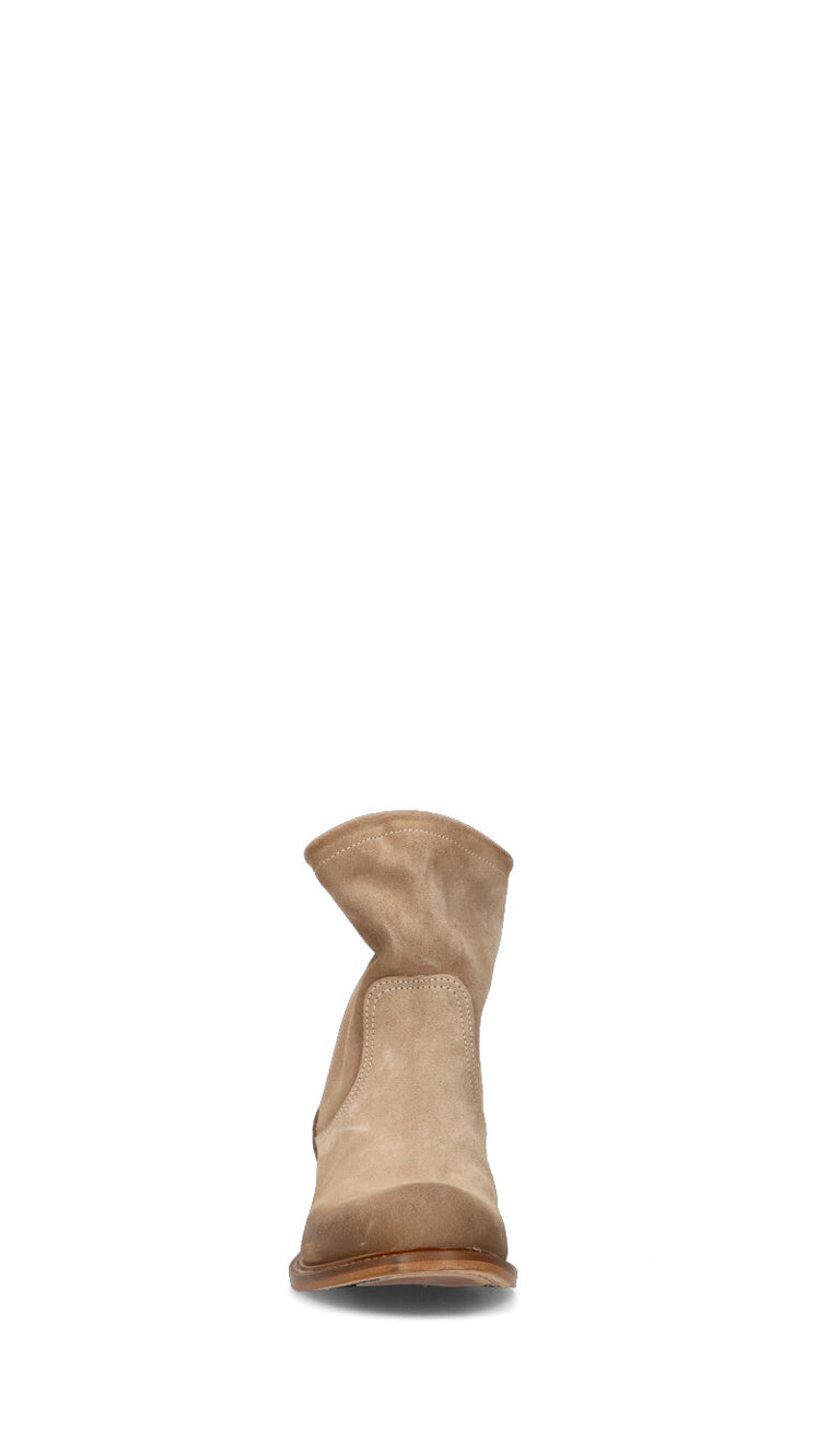RABARBARO Tronchetto donna taupe in suede
