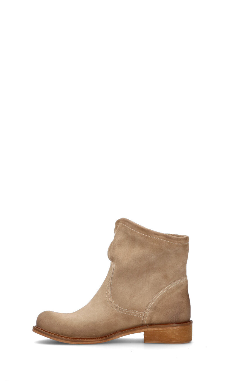 RABARBARO Tronchetto donna taupe in suede