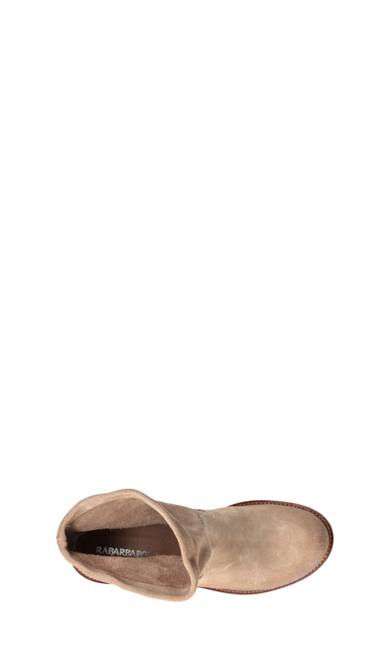 RABARBARO Tronchetto donna taupe in suede