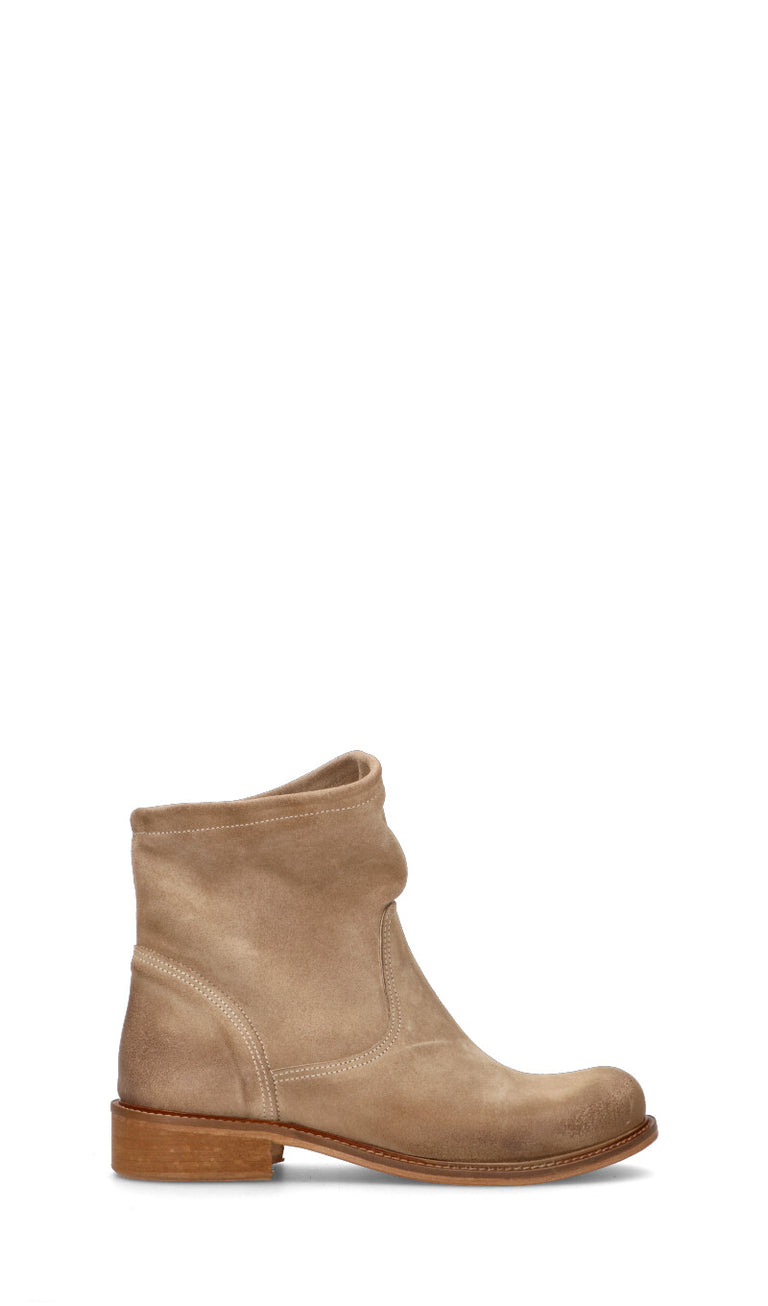 RABARBARO Tronchetto donna taupe in suede