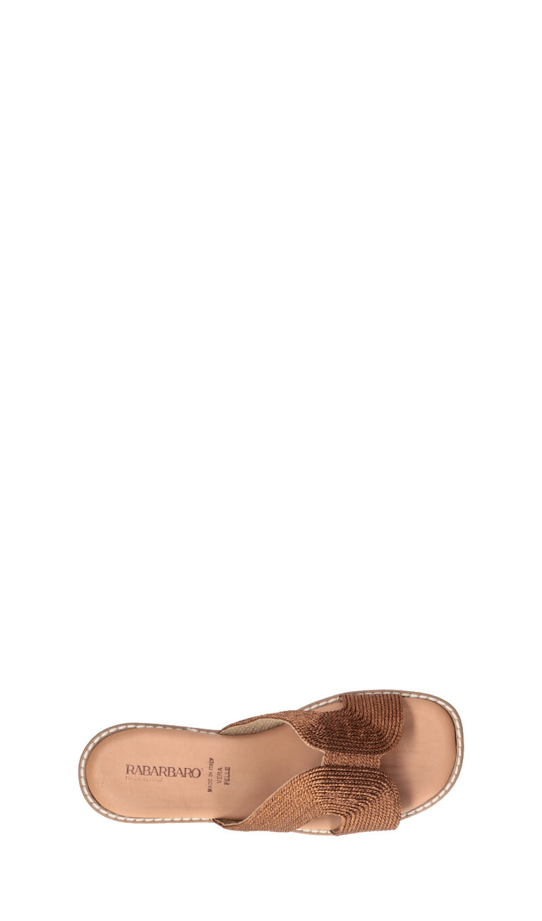 RABARBARO Ciabatta donna marrone