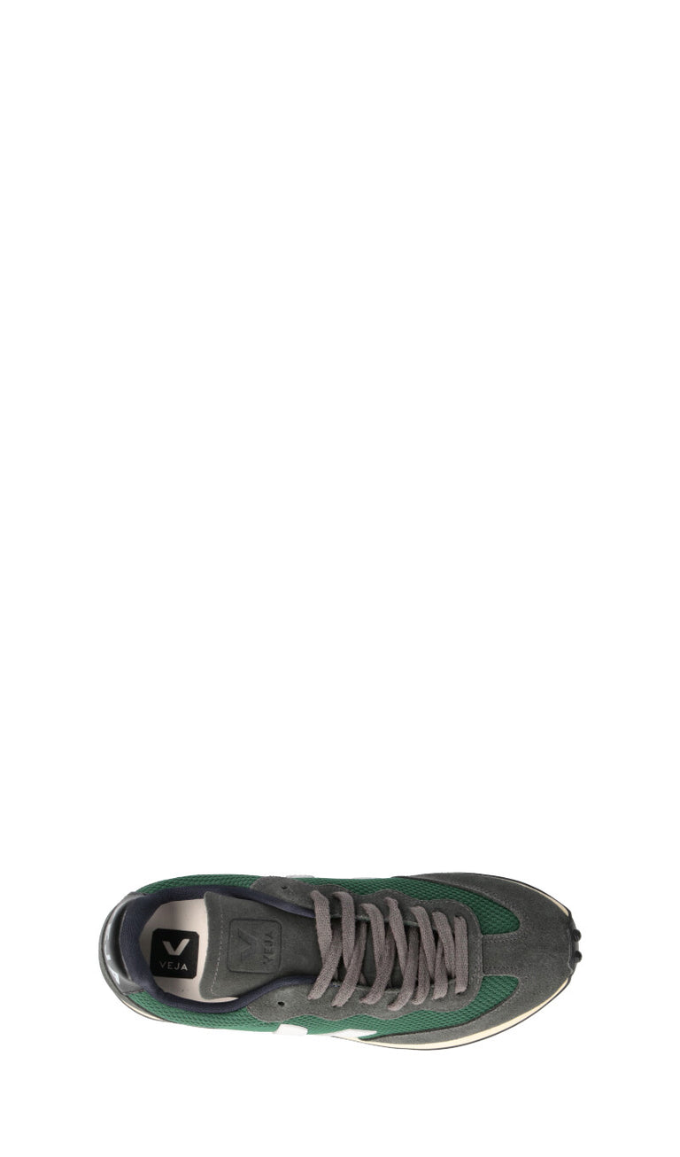 VEJA Sneaker uomo grigia/verde in pelle