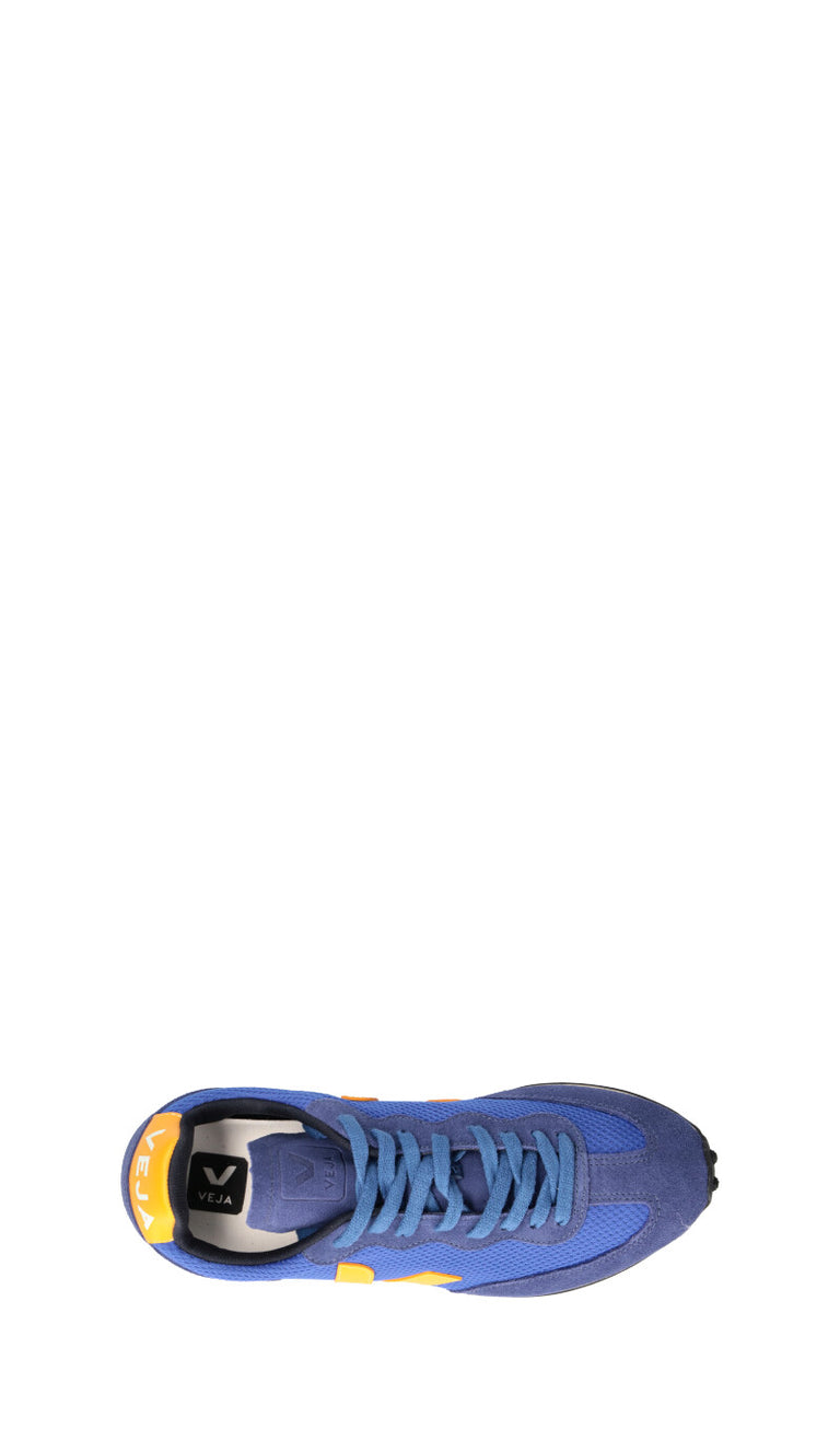 VEJA Sneaker uomo blu/gialla in pelle