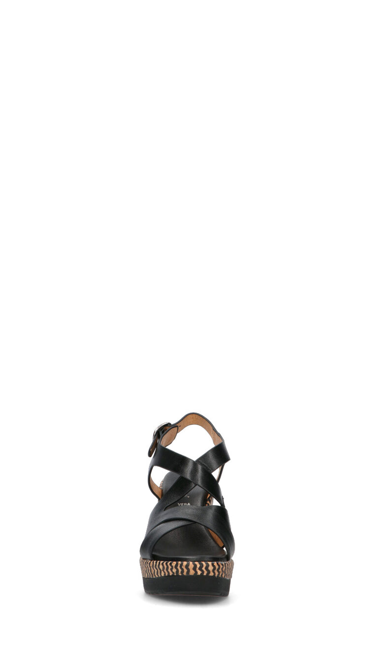 ROBERTA GINEPRI Sandalo donna nero in pelle