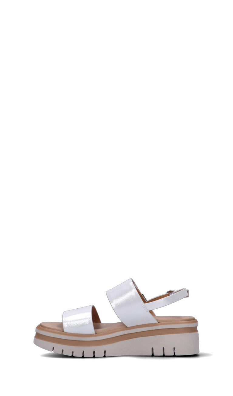 ROBERTA GINEPRI Sandalo donna argento in pelle