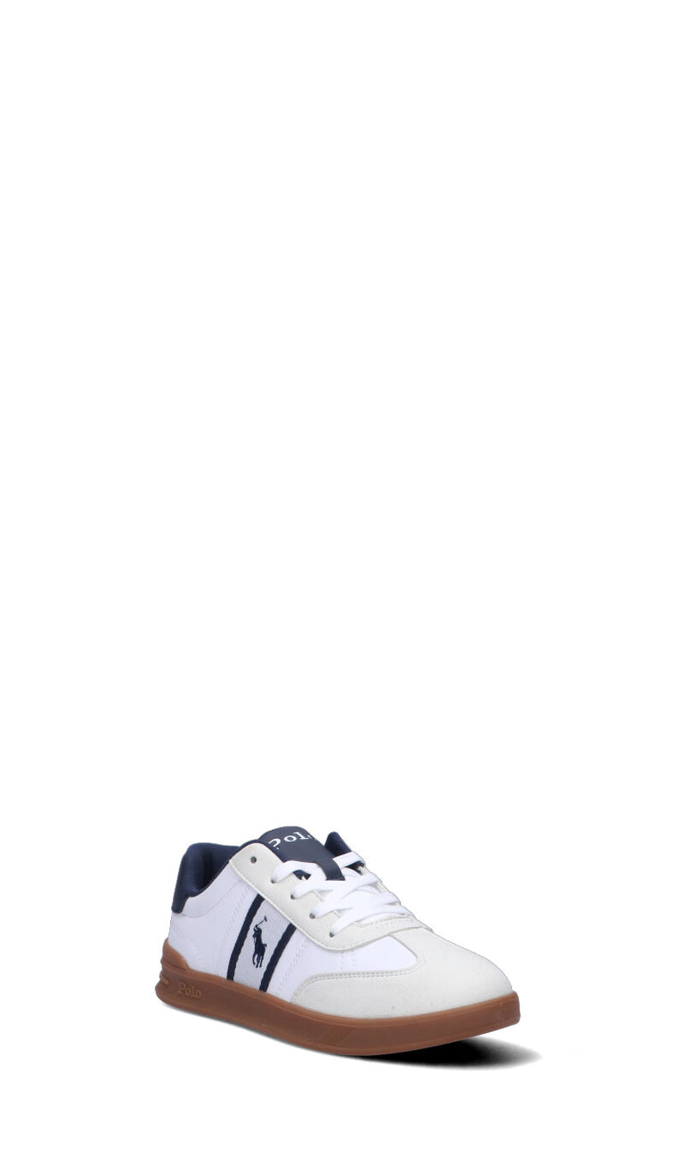 RALPH LAUREN Sneaker ragazzo bianca/blu