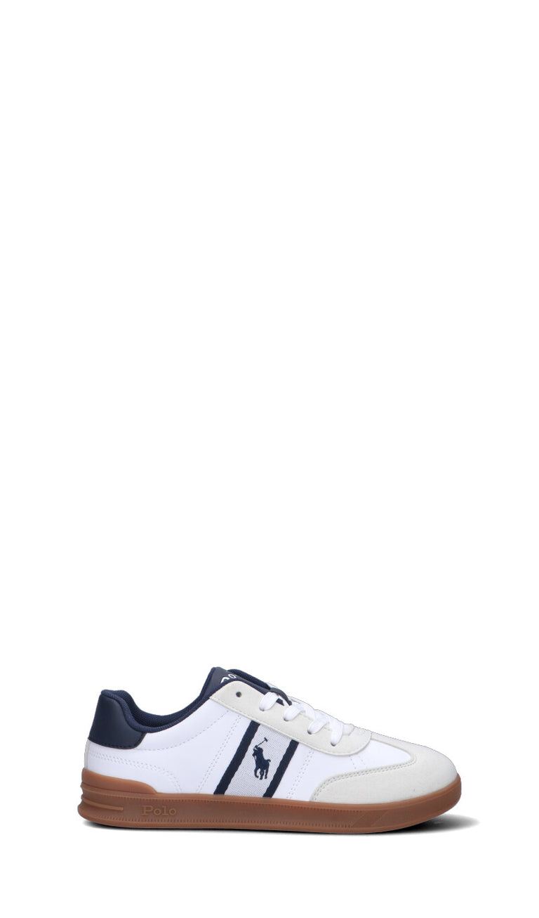 RALPH LAUREN Sneaker ragazzo bianca/blu