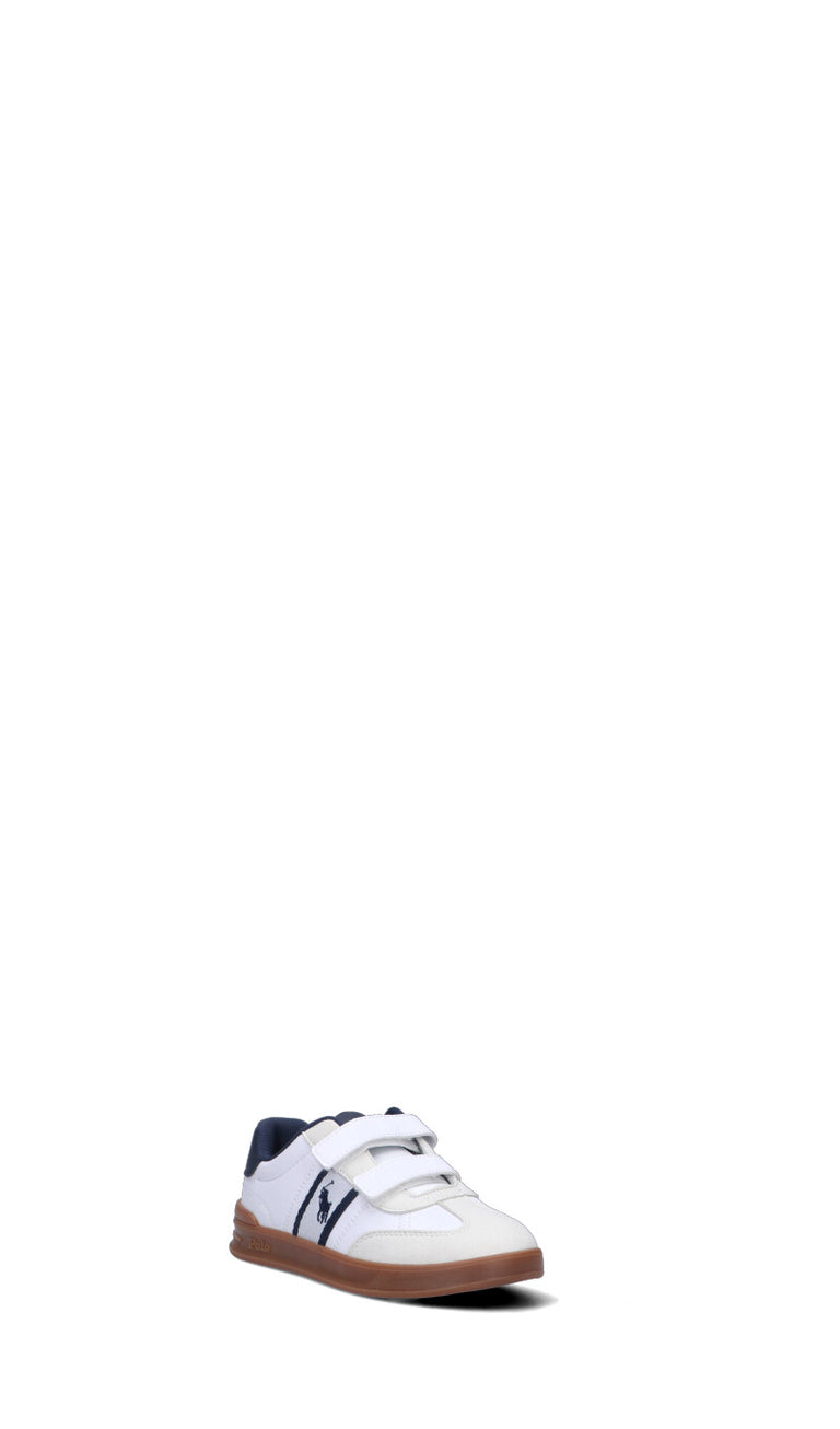 RALPH LAUREN Sneaker bimbo bianca/blu