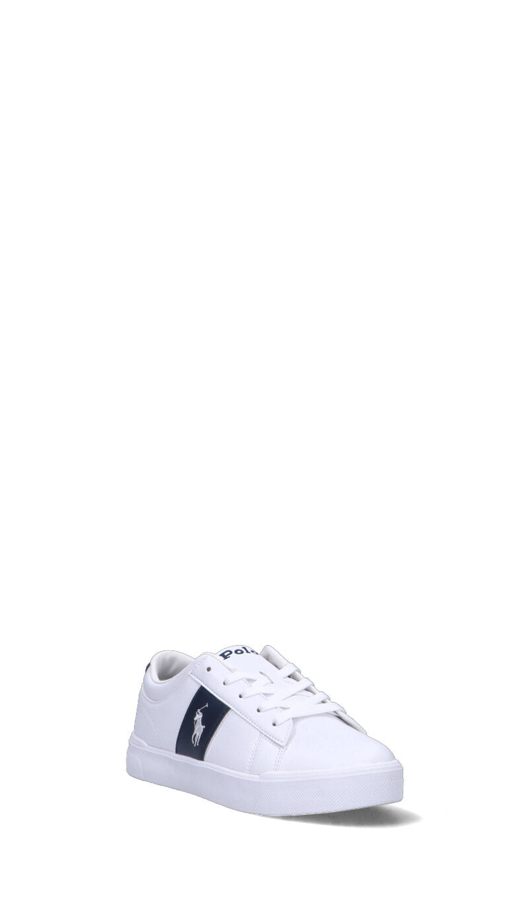 RALPH LAUREN Sneaker ragazzo bianca/blu