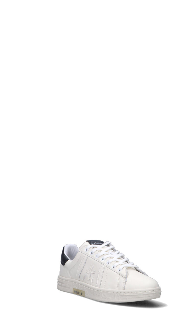 PREMIATA Sneaker uomo bianca/nera in pelle