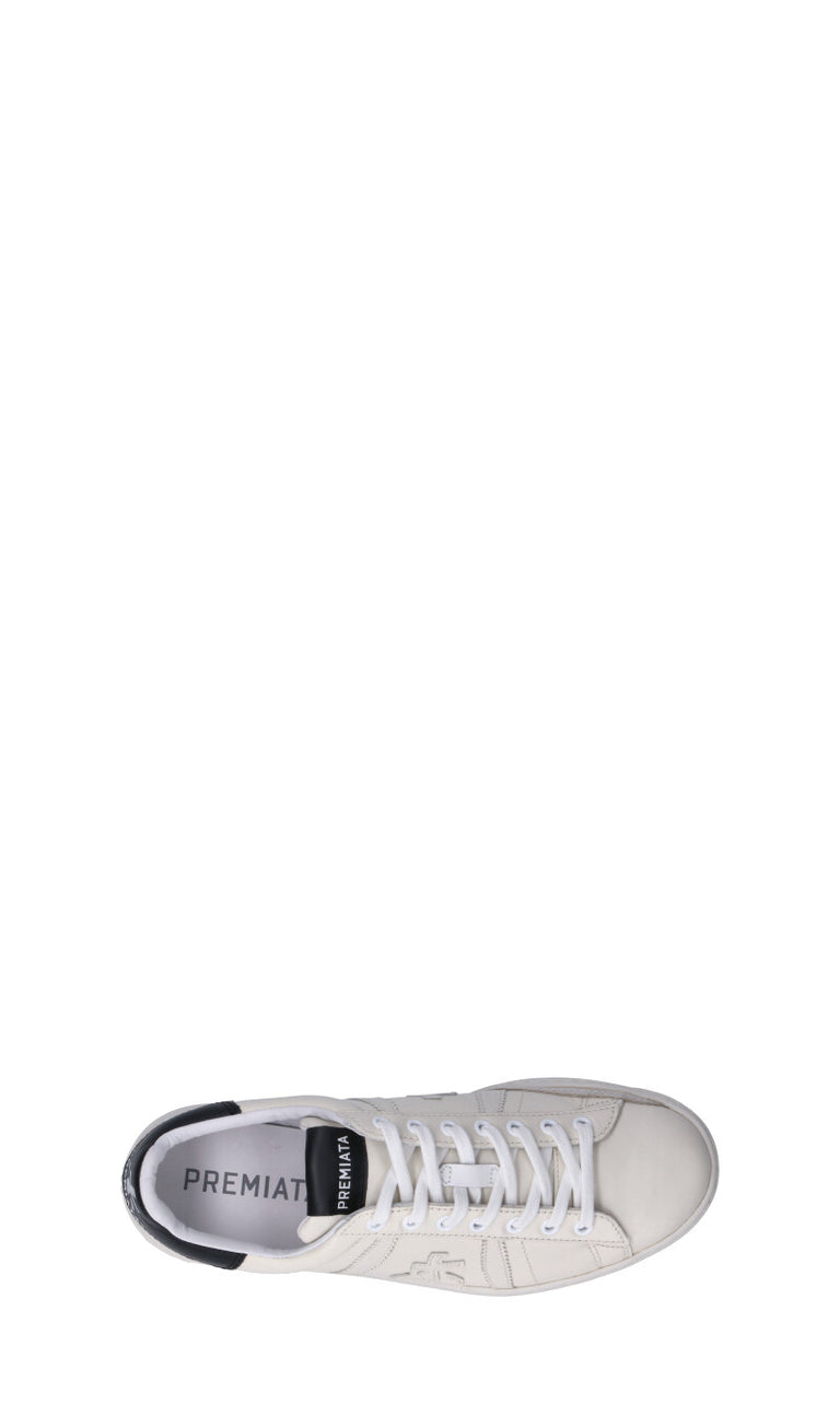 PREMIATA Sneaker uomo bianca/nera in pelle