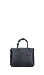 REBECCA VAN DIK Borsa donna blu in pelle