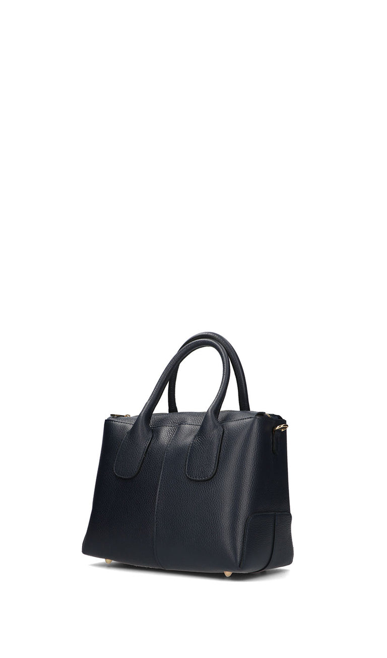 REBECCA VAN DIK Borsa donna blu in pelle