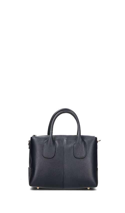 REBECCA VAN DIK Borsa donna blu in pelle