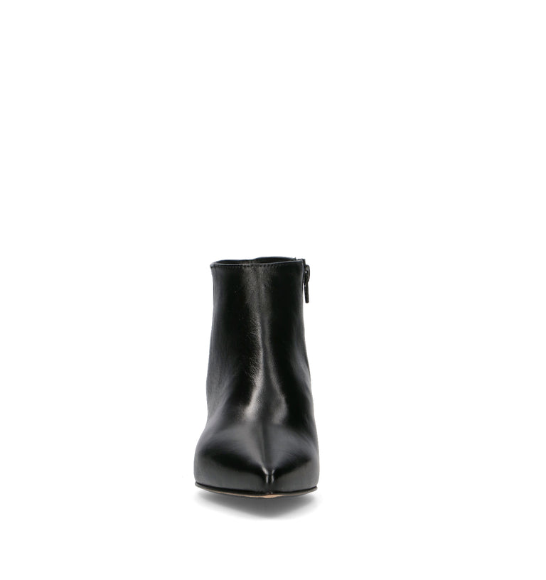 REBECCA VAN DIK Tronchetto donna nero in pelle
