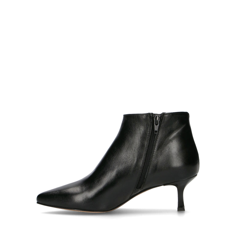 REBECCA VAN DIK Tronchetto donna nero in pelle