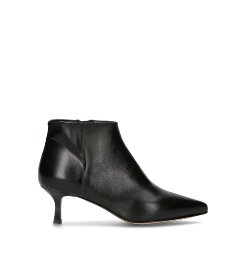 REBECCA VAN DIK Tronchetto donna nero in pelle