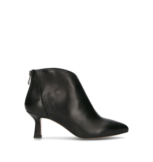 REBECCA VAN DIK Tronchetto donna nero in pelle