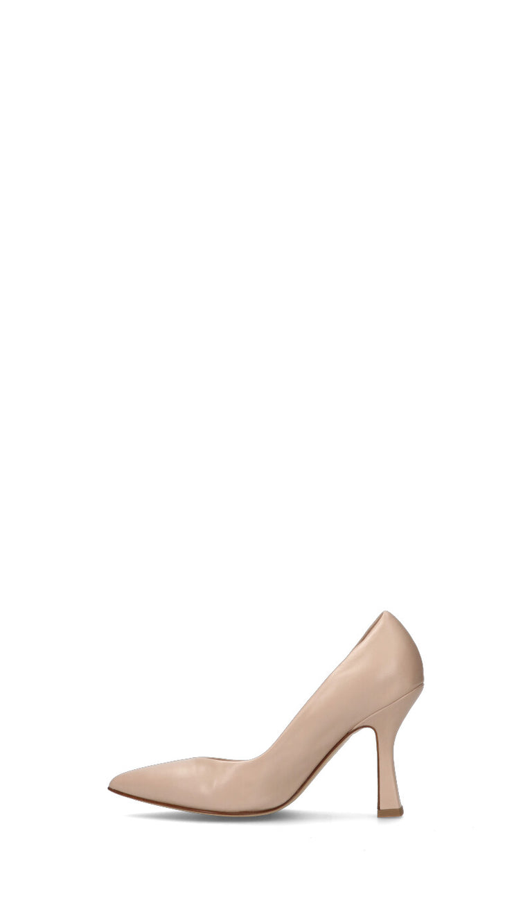 REBECCA VAN DIK Décolleté donna nude in pelle