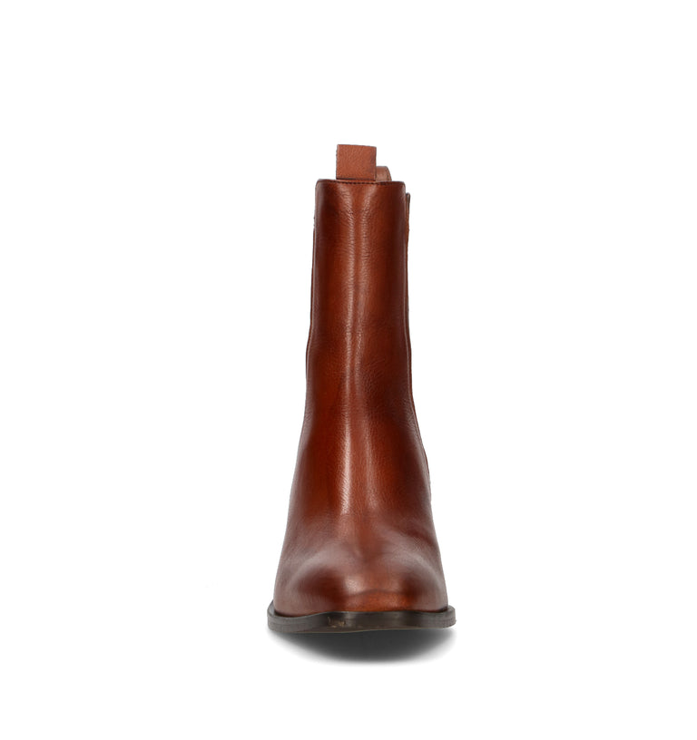 REBECCA VAN DIK Beatles donna marrone in pelle