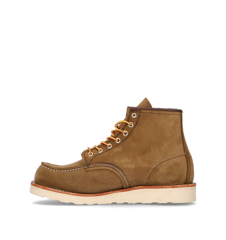 RED WING SHOES Polacco uomo oliva in suede