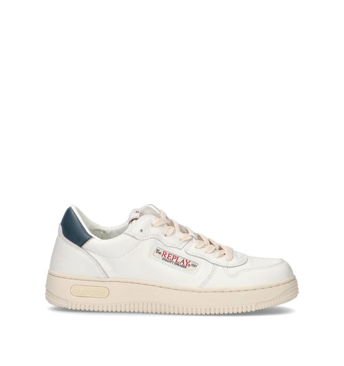 REPLAY Sneaker uomo bianca/blu