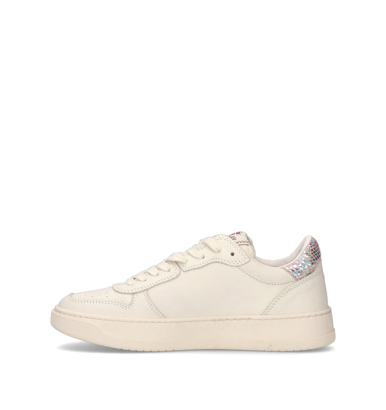 REPLAY Sneaker donna panna in pelle