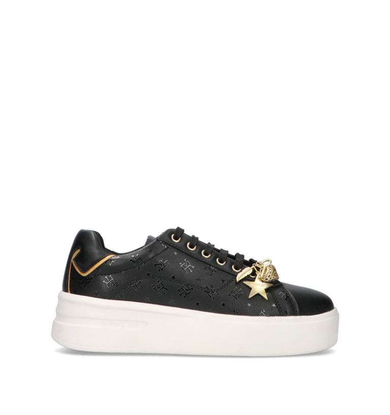 REPLAY Sneaker donna nera