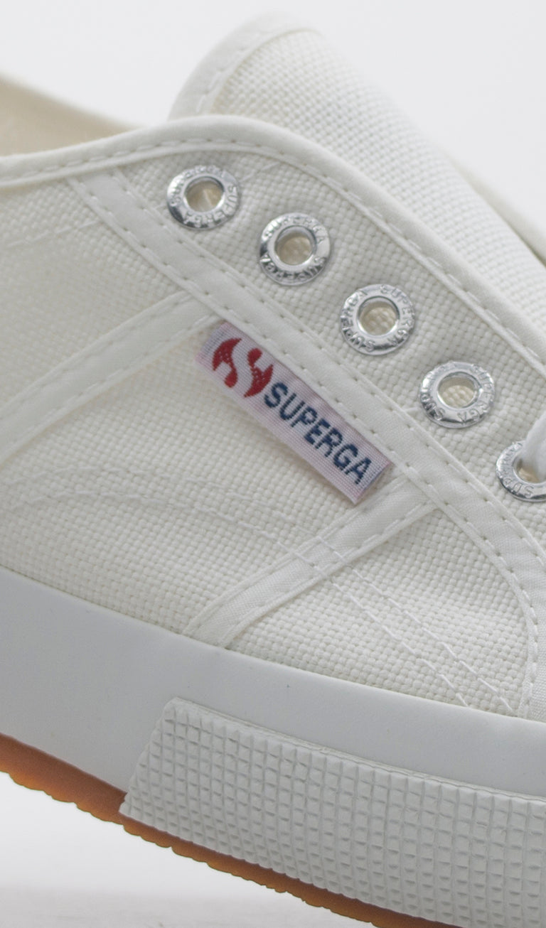 SUPERGA Sneaker uomo bianca in tessuto