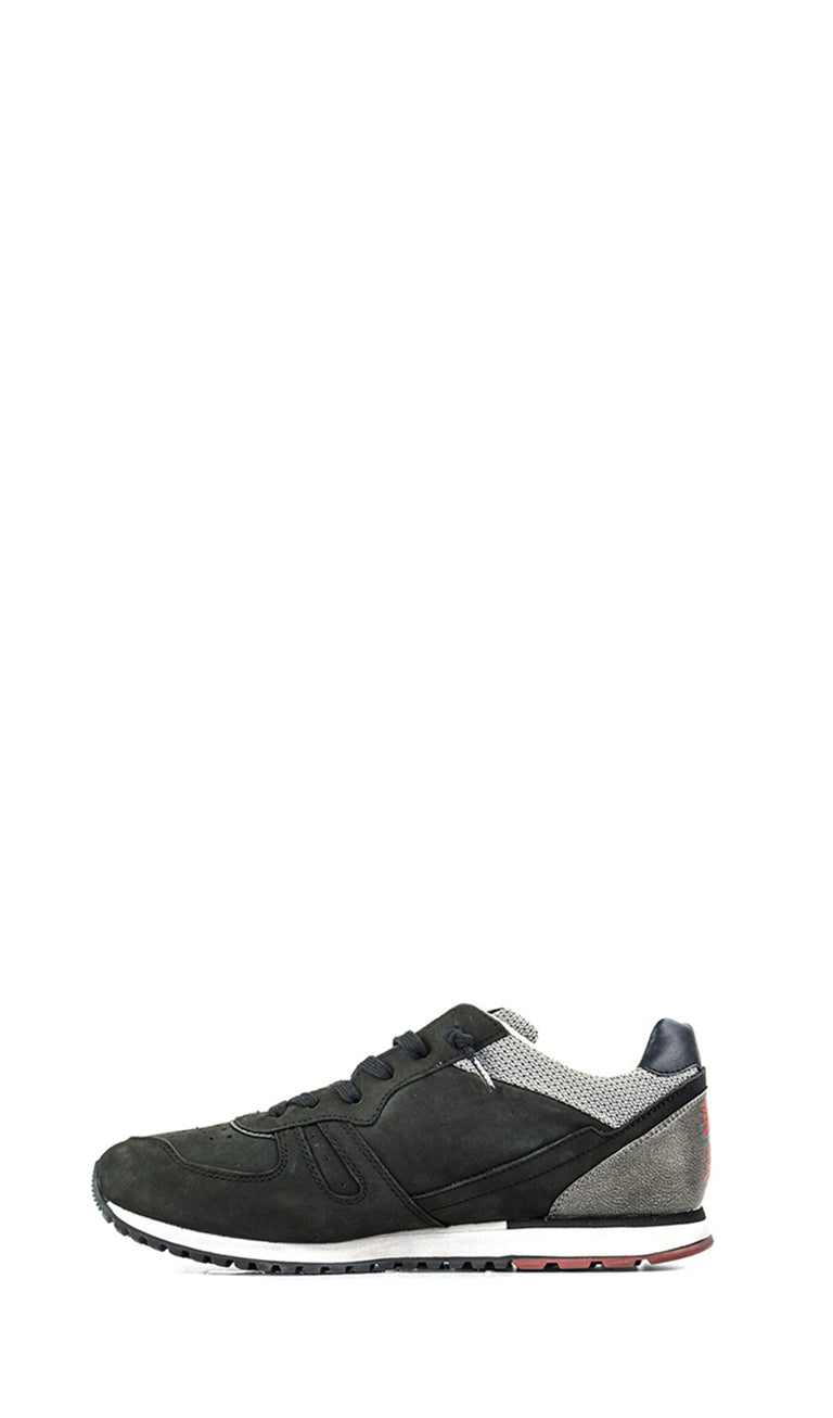 LOTTO LEGGENDA Sneaker uomo nera in pelle e tessuto