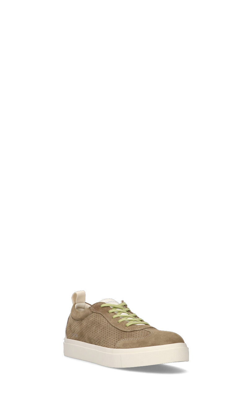 PANCHIC Sneaker uomo khaki in suede