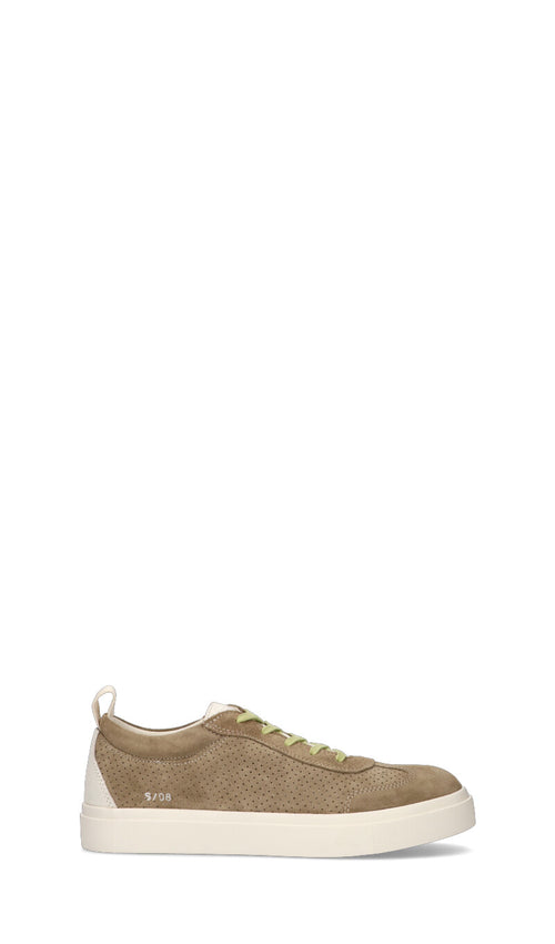 PANCHIC Sneaker uomo khaki in suede