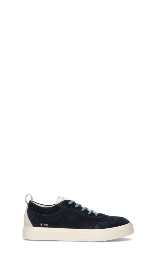 PANCHIC Sneaker uomo blu in suede