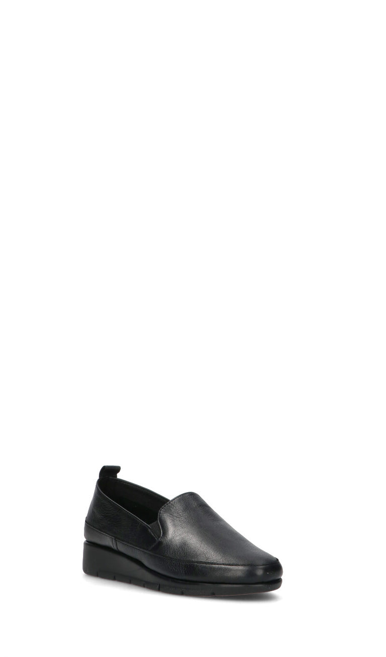SAYDO Mocassino donna nero in pelle