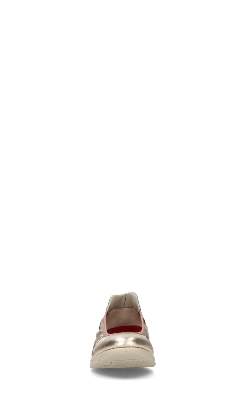 SAYDO Ballerina donna oro in pelle