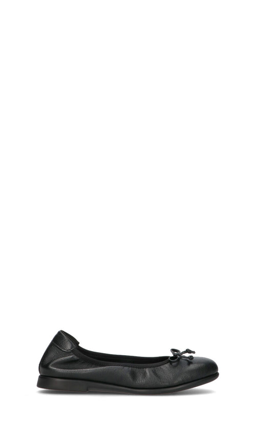 SAYDO Ballerina donna nera in pelle