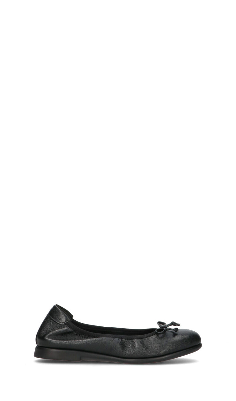SAYDO Ballerina donna nera in pelle