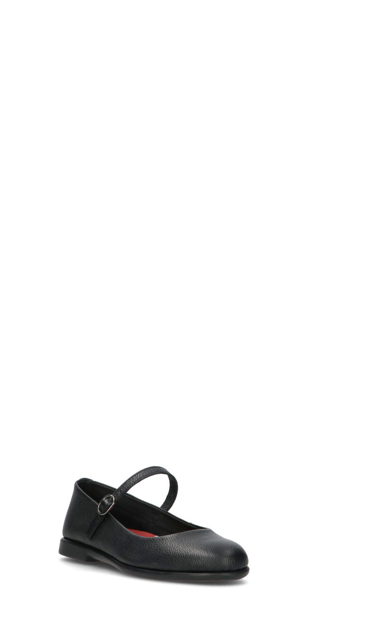 SAYDO Ballerina donna nera in pelle