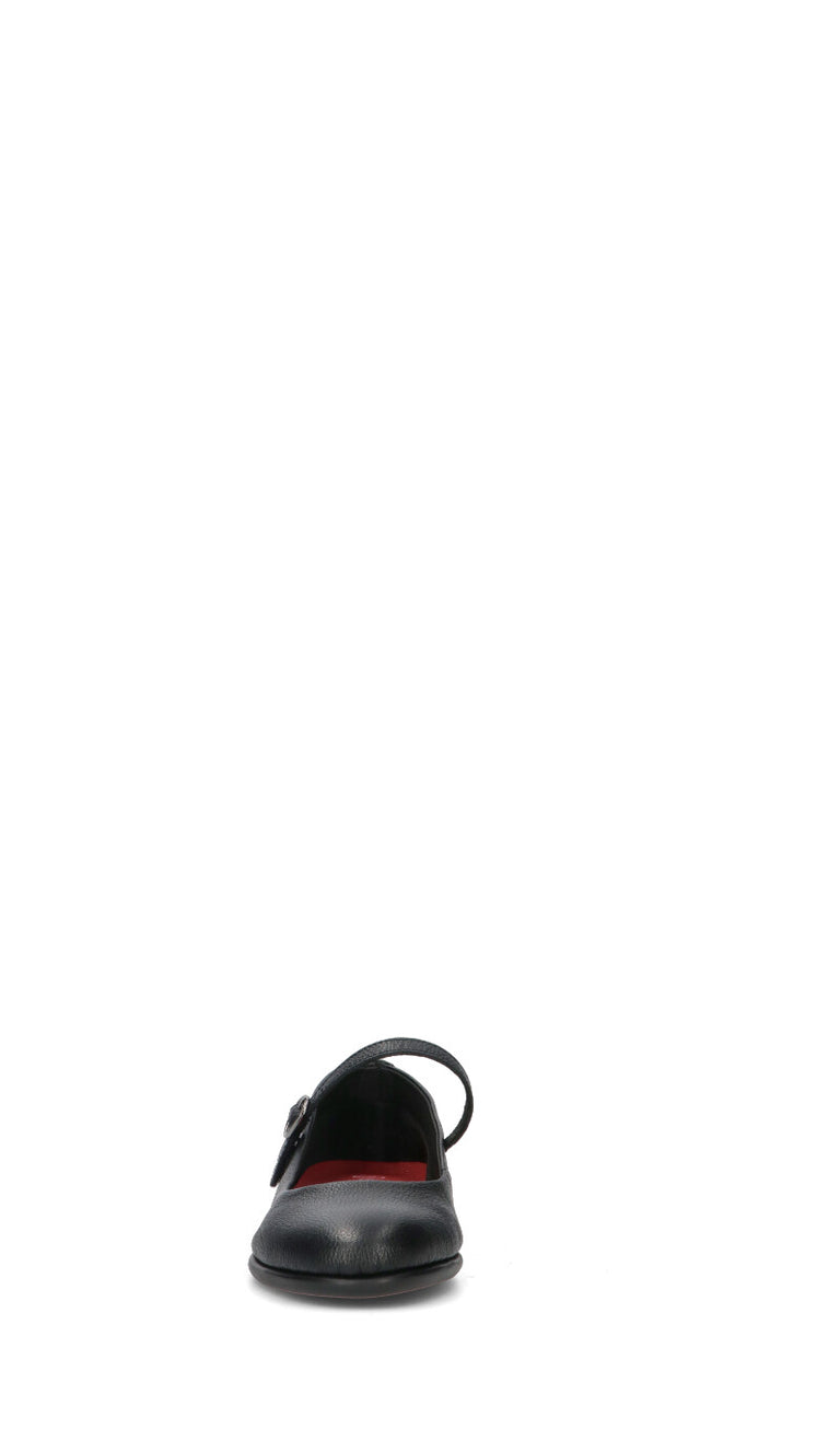 SAYDO Ballerina donna nera in pelle