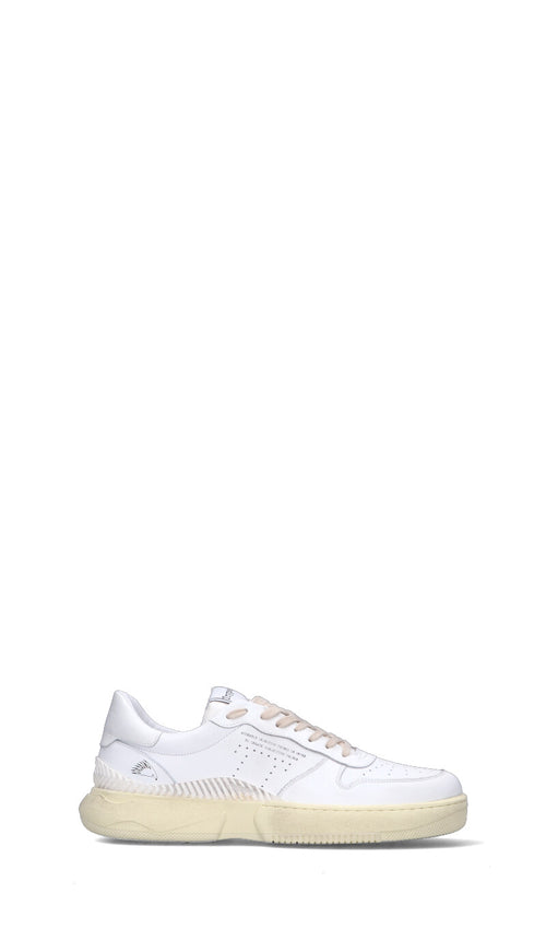 TRYPEE Sneaker uomo bianca in pelle