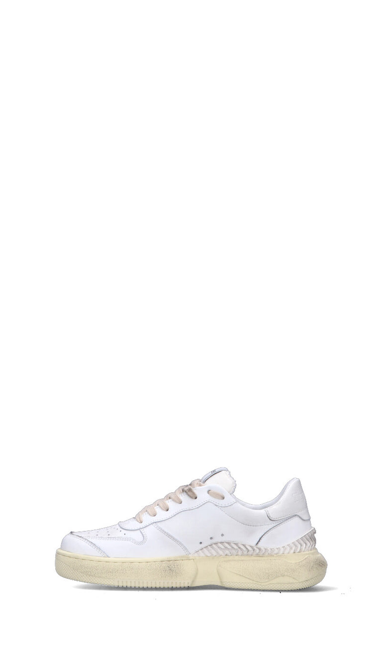 TRYPEE Sneaker donna bianca in pelle