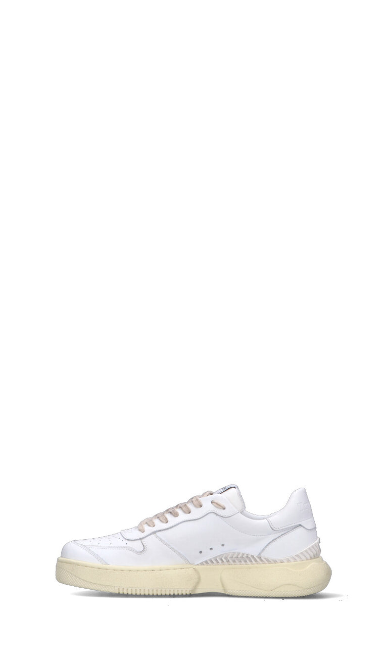 TRYPEE Sneaker uomo bianca in pelle