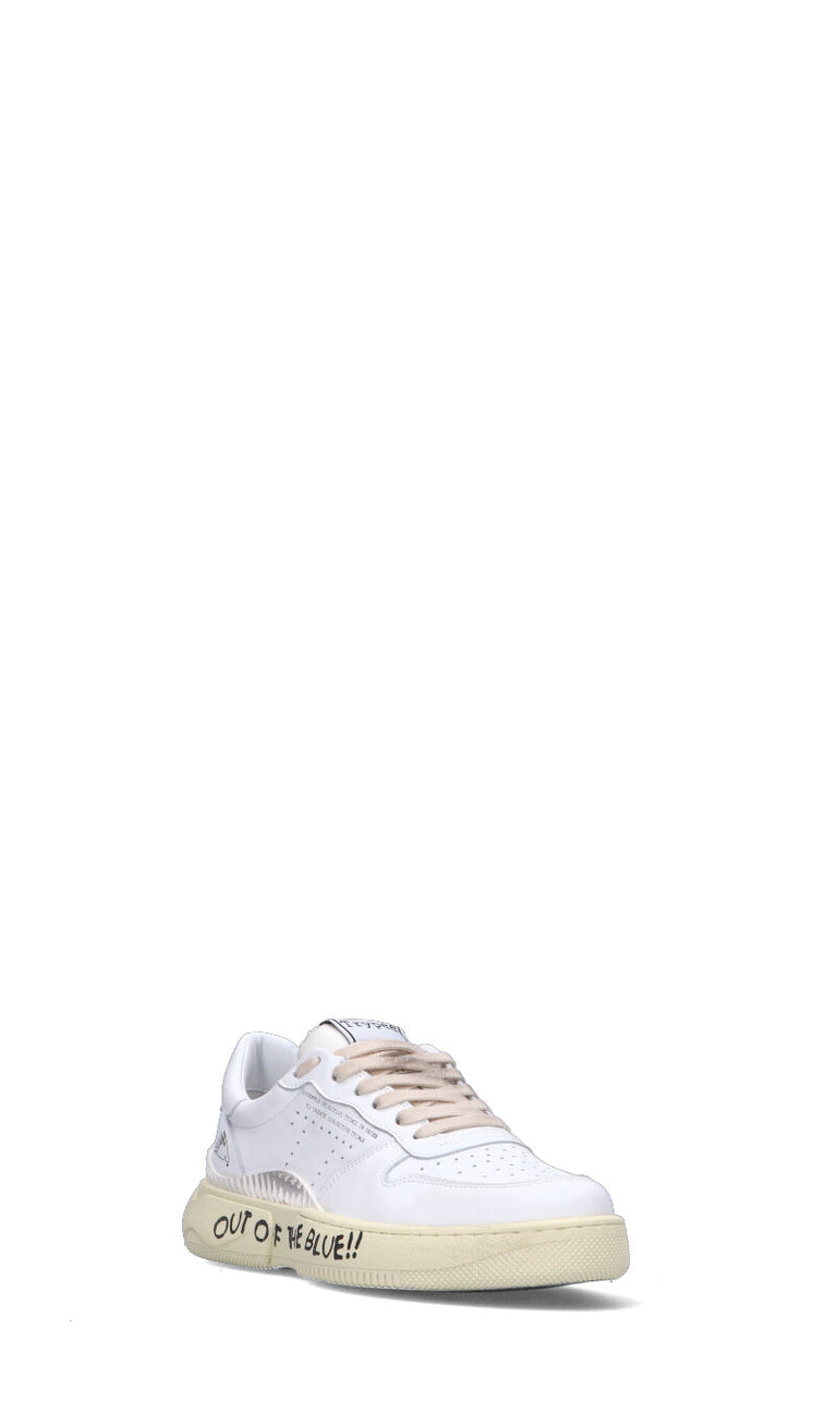 TRYPEE Sneaker donna bianca in pelle