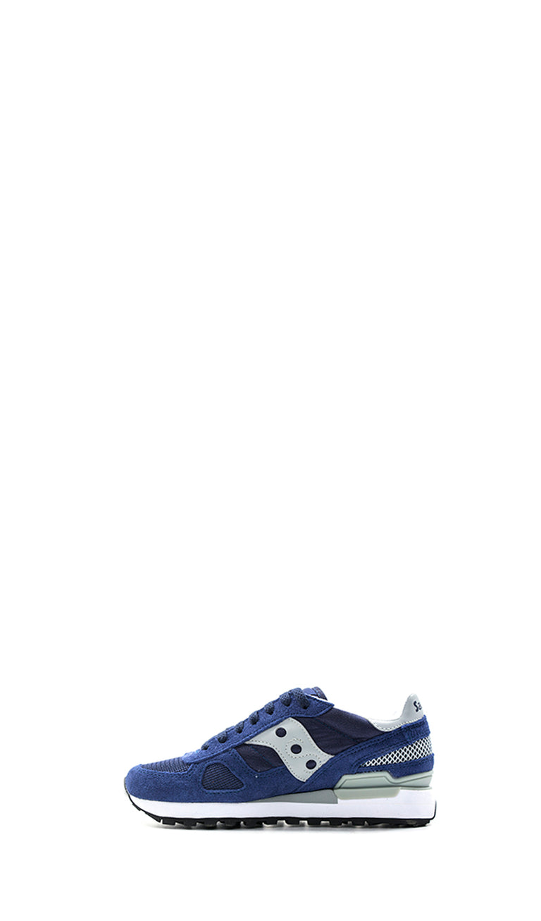 SAUCONY SHADOW ORIGINAL Sneaker donna blu in tessuto e suede