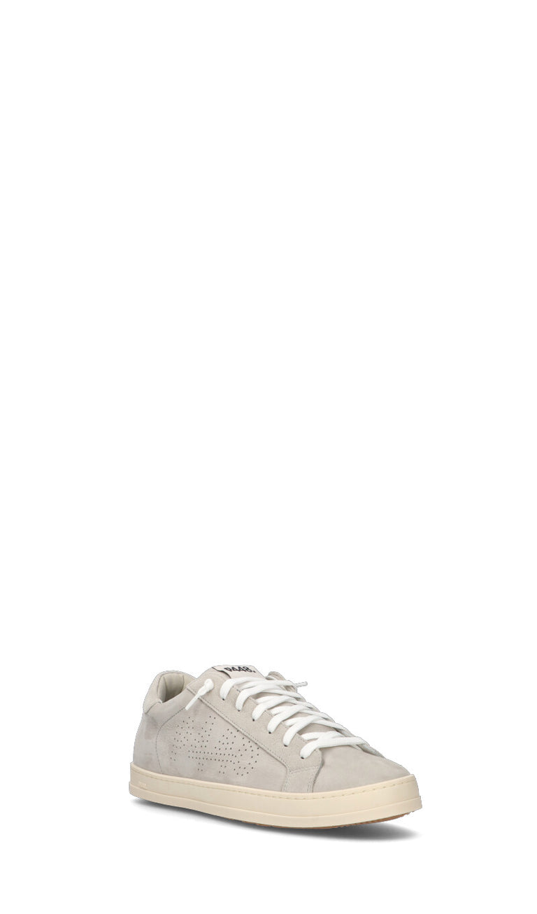 P448 Sneaker uomo grigia in nabuk